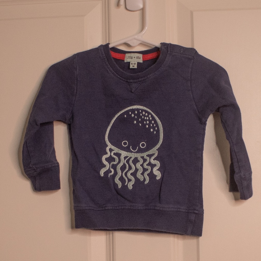 Lilly & Sid Octopus Sweatshirt 6-12m